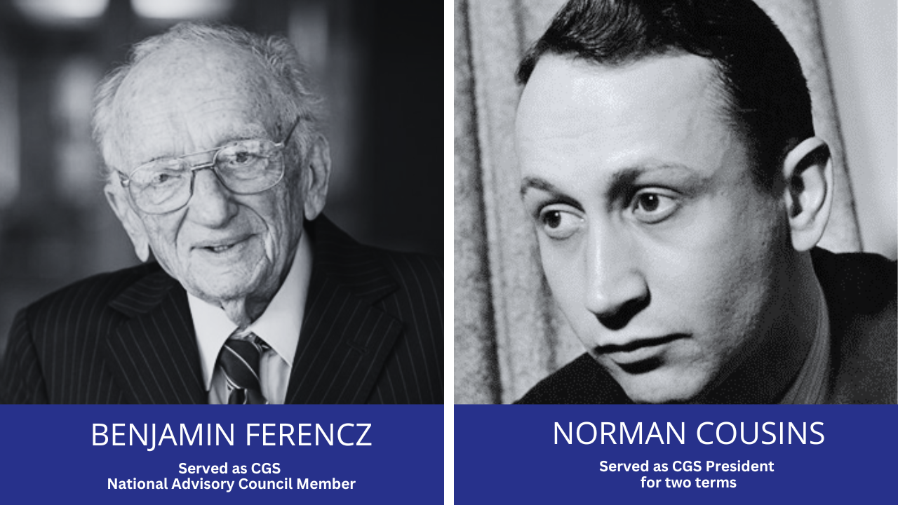 Benjamin Ferencz & Norman Cousins: The Original Influencers For Global Justice