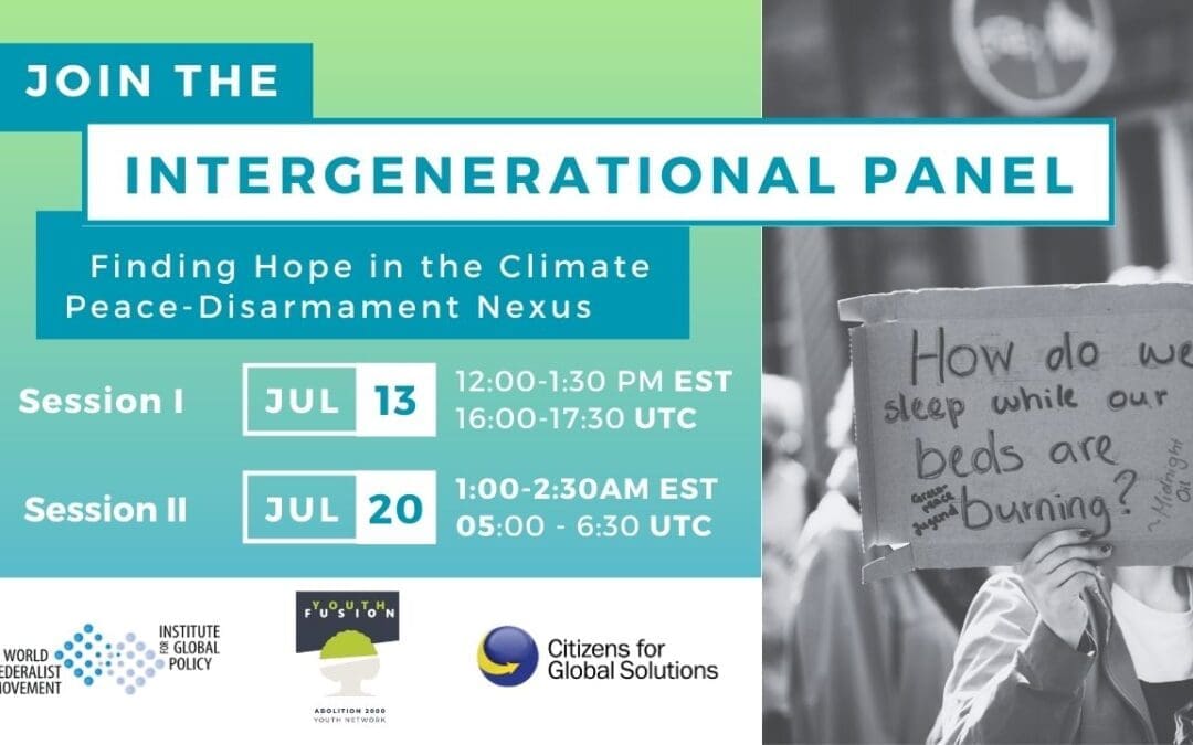 Session II: Finding hope in the Climate-Peace-Disarmament Nexus