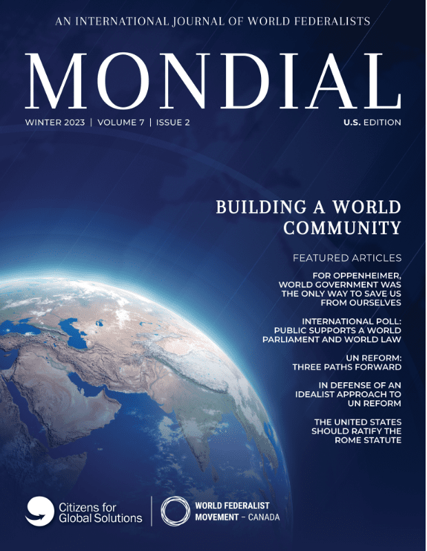 Mondial Cover for Winter 2023