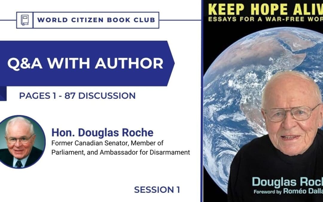 Book Club Session #1 | Keep Hope Alive: Essays for a War-Free World