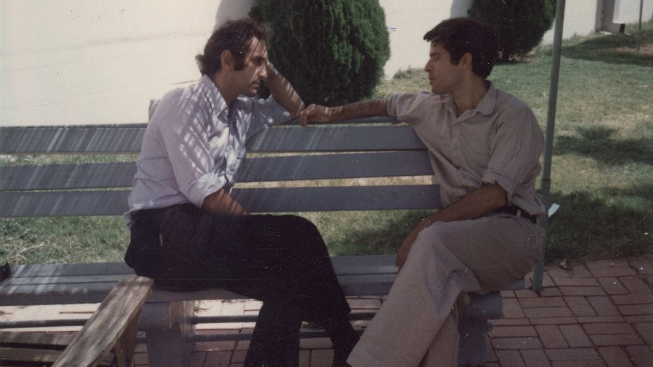 Randy Kehler and Dan Ellsberg on a park bench photo