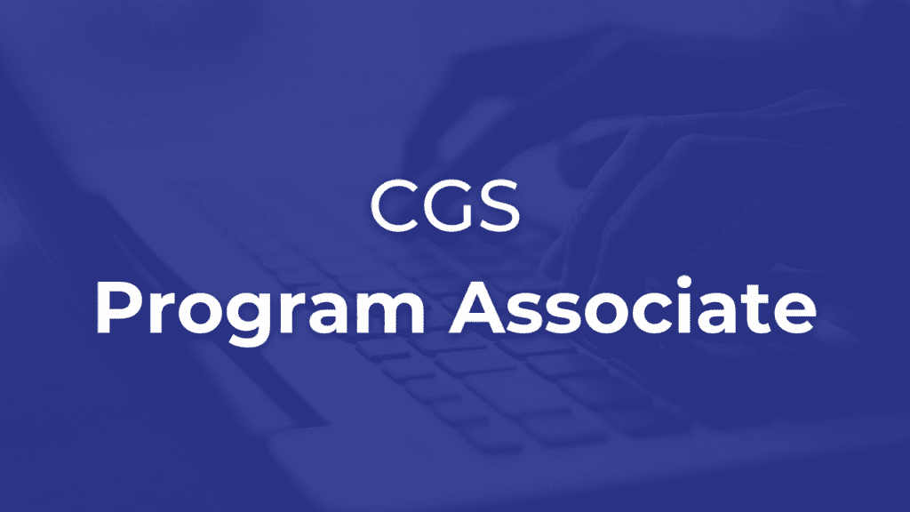 Social Media Coordinator (CGS)