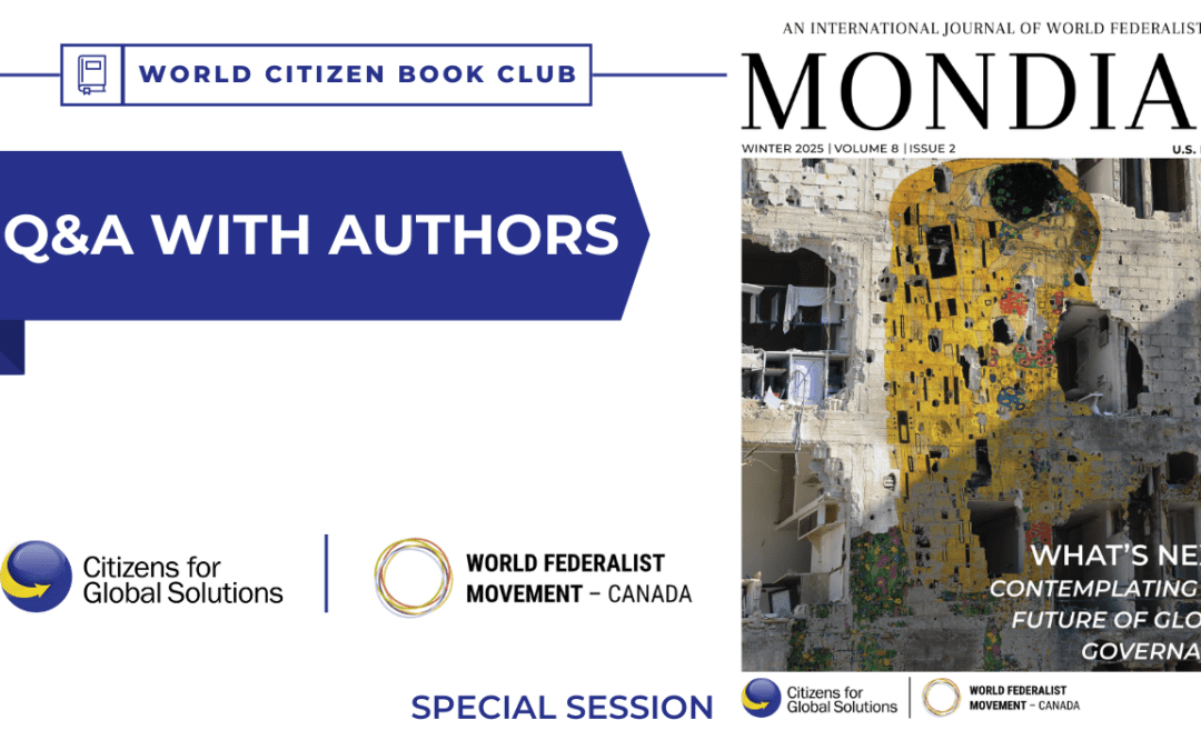 Special Book Club Session | Mondial Journal (Winter 2025)
