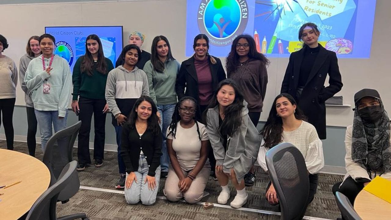 World Citizen Club members at their annual meeting