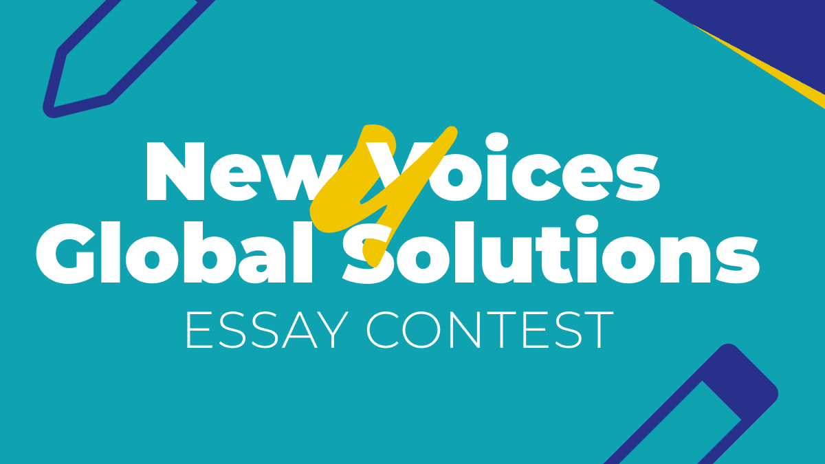 New Voices 4 Global Solutions Essay Contest winner in Italy conference