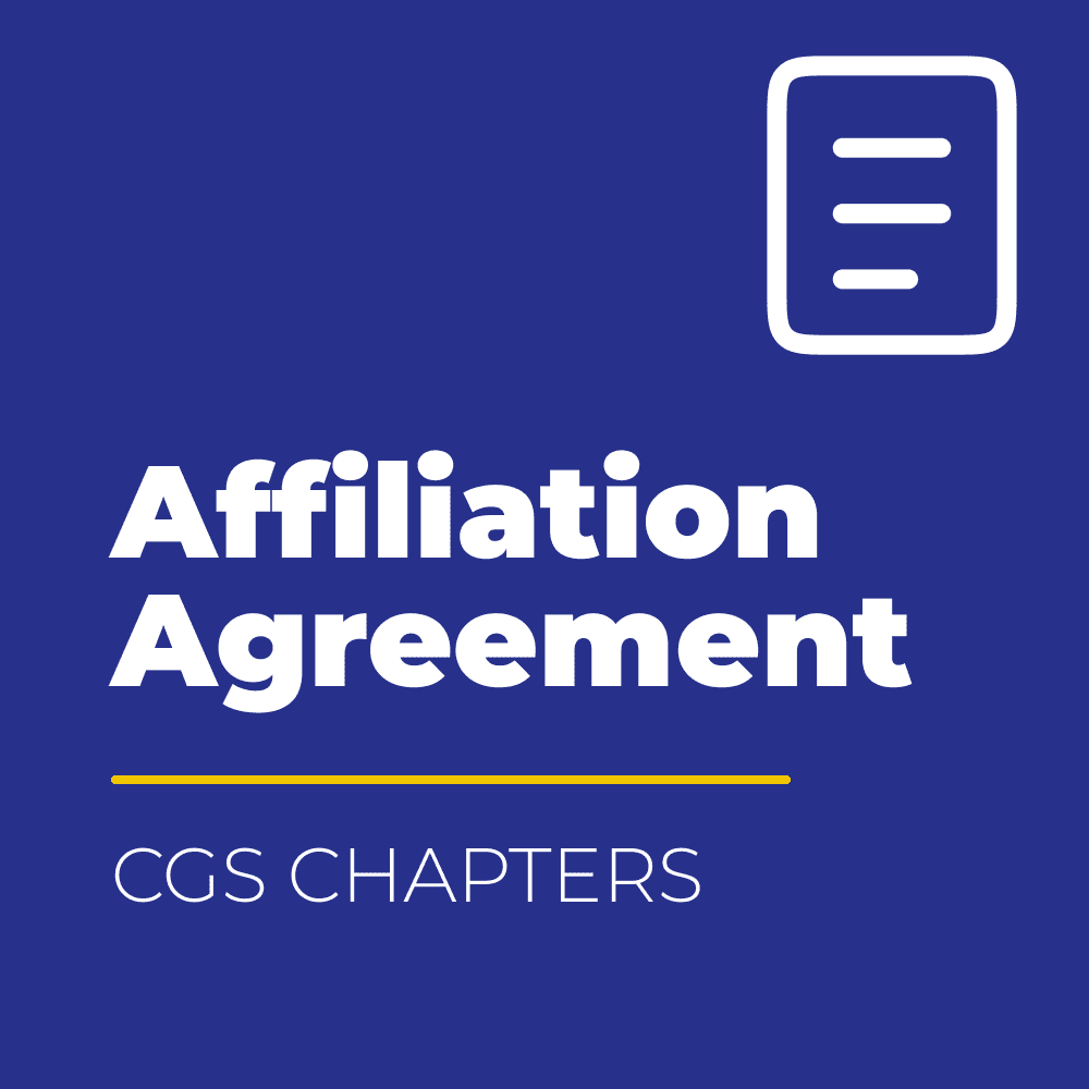 CGS Chapters_Affiliation Agreement