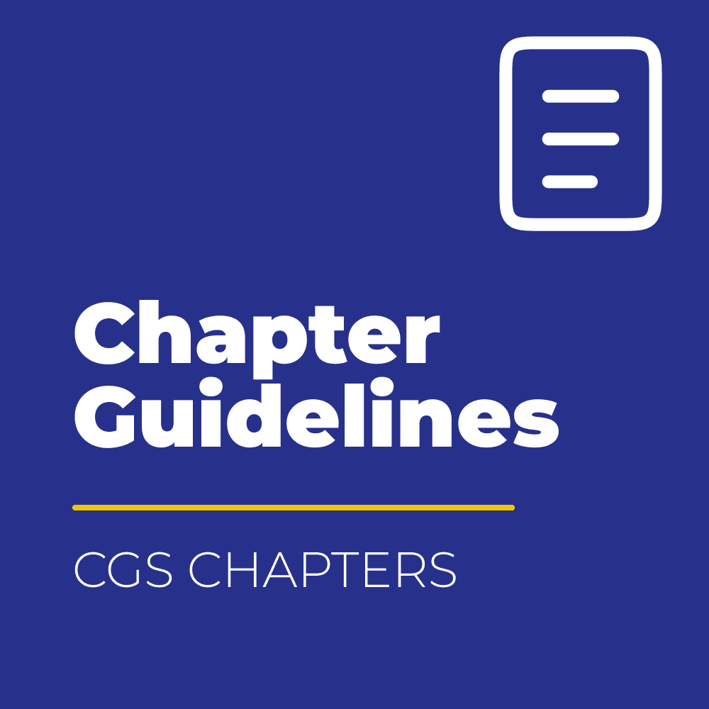 CGS Chapters_Chapter Guidelines